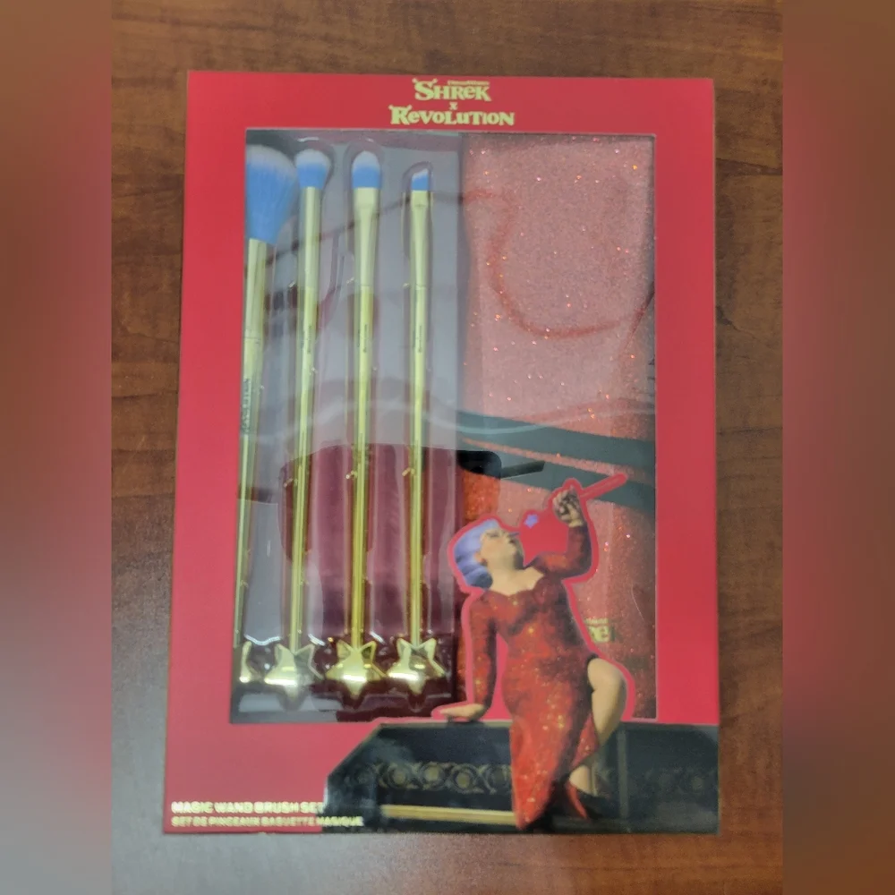 Shrek Revolution Magic Wand Brush Set NIB